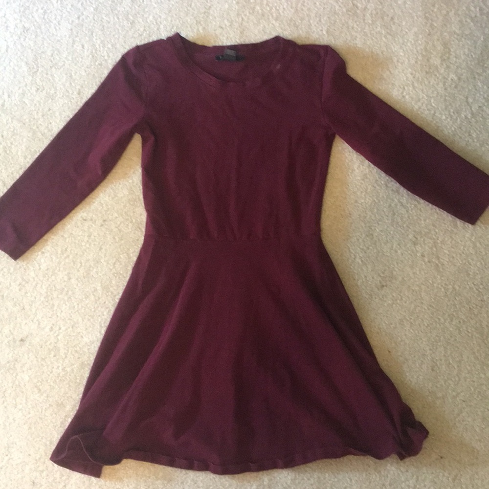 Short red dress
